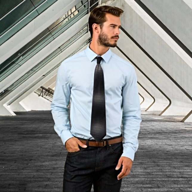 Black Metall Mesh Hyperrealist Neck Tie Slips (Skapare uppladdad)
