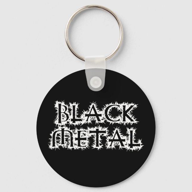 Black Metall Nyckelring (Framsida)
