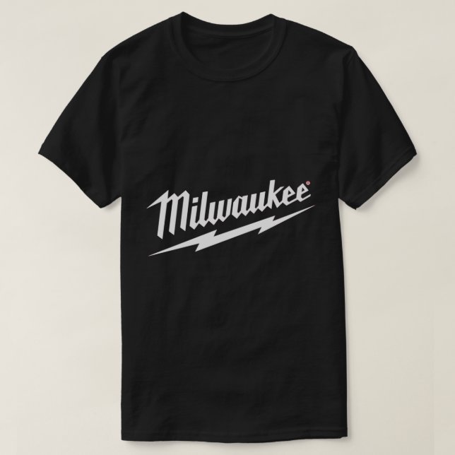 Black Milwaukee Essential T-Shirt (Design framsida)
