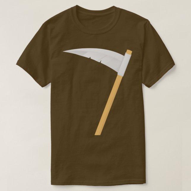 Black Minimalist Ax Horror Halloween TShirt T Shirt (Design framsida)