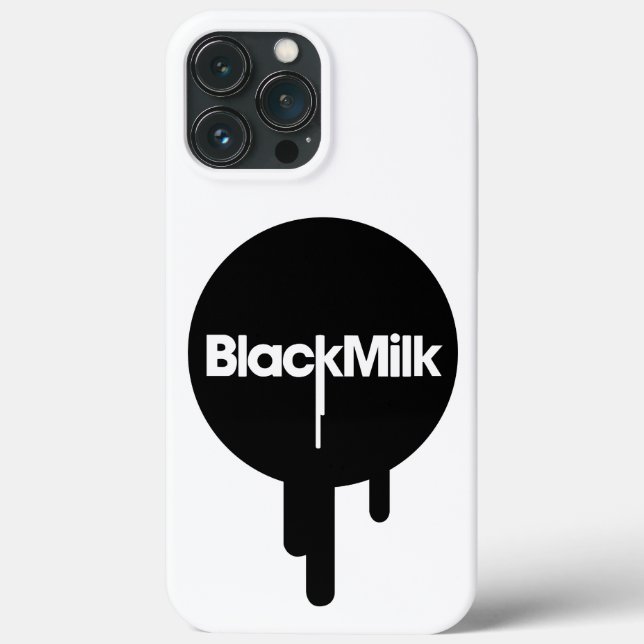 Black Mjölk Phone Case (Baksida)