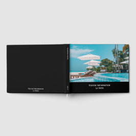Black Modern Guest Bok | Uthyrning av anpassningsb