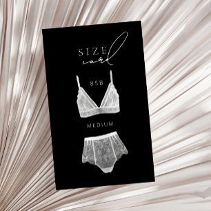 Black Modern Lingerie Möhippa Storlek Tilläggskort
