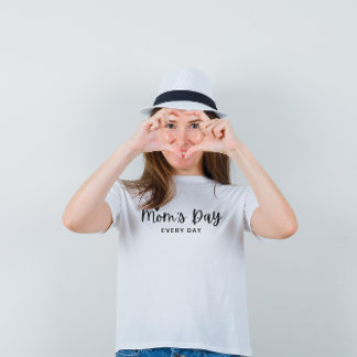Black Modern Mamma Europadagen varje dag T-Shirt