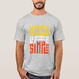 Black Modern Motivational Quote Stylish T-Shirt