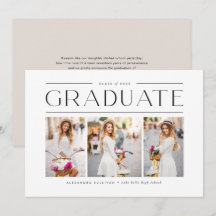 Black Modern Typography Three Photo Studenten