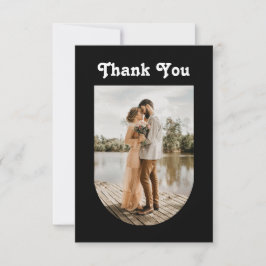 Black Modern Wedding | Minimalist Clean Arch Photo Tack Kort