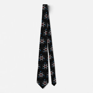 Black Molecule Atom Scientist Teacher Science Slips