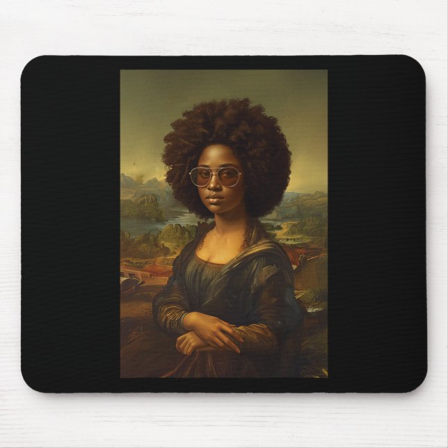 Black Mona Lisa Afro African American Black Histor Musmatta (Framsidan)