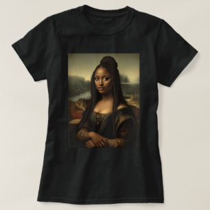 Black Mona Lisa Art Black History T Shirt