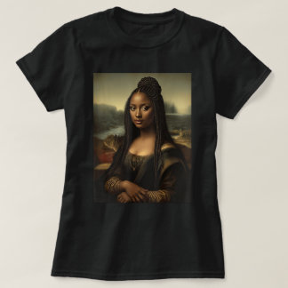 Black Mona Lisa Art Black History T Shirt