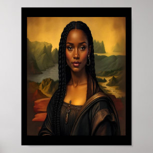 Black Mona Lisa Black History African Queen 1 Poster