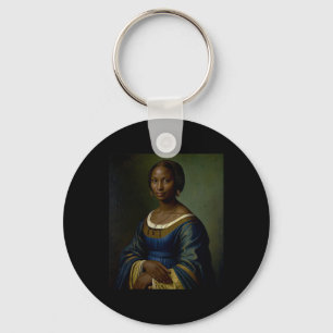 Black Mona Lisa Black History Month Woman Black He Nyckelring