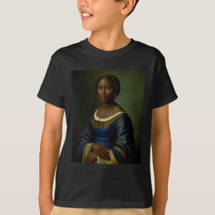 Black Mona Lisa Black History Month Woman Black He T Shirt
