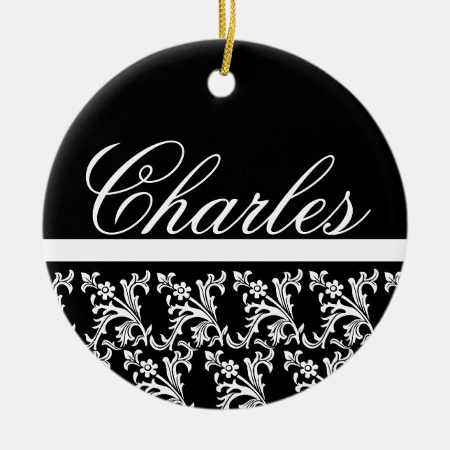 Black Monogram Ornament (Framsidan)