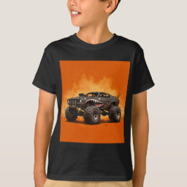 Black Monster Lastbil, av Natasha Us T Shirt