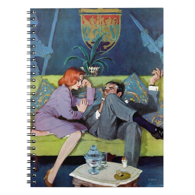 Black Monte's Last Raid Anteckningsbok Med Spiral (Framsidan)