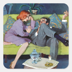 Black Monte's Last Raid Fyrkantigt Klistermärke