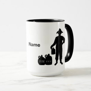 Black Moonshine Silhouettes Mugg