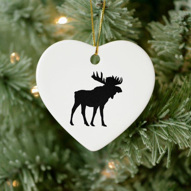 Black Moose jul Art Ceramic Ornamic Julgransprydnad Keramik (Träd)