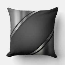 Black Mörk Steel Decorative Pillow Kudde