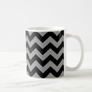 Black Moroccan Moods Chevrons Kaffemugg