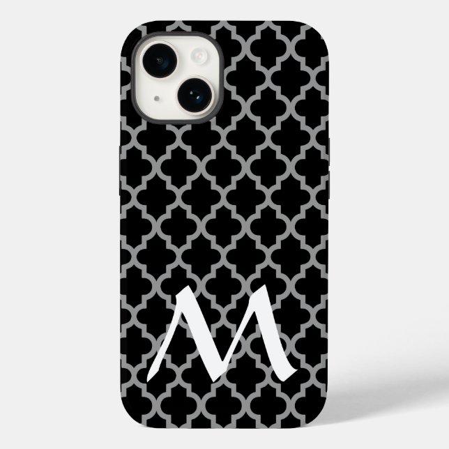 Black Moroccan Moods Quatrefoil (Baksida)