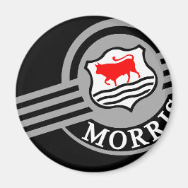 Black Morris Minor Fridge Magnet