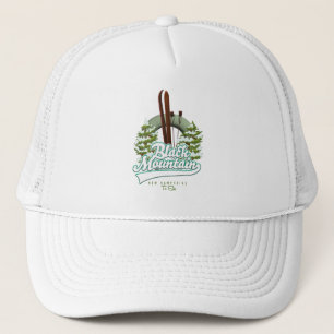 Black Mountain New Hampshire Ski logotyp. Keps