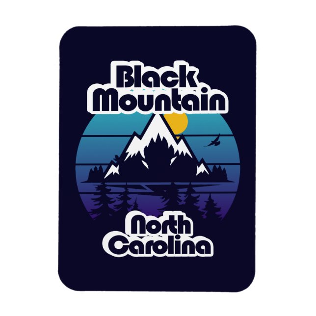 Black Mountain, North Carolina Magnet (Vertikal)