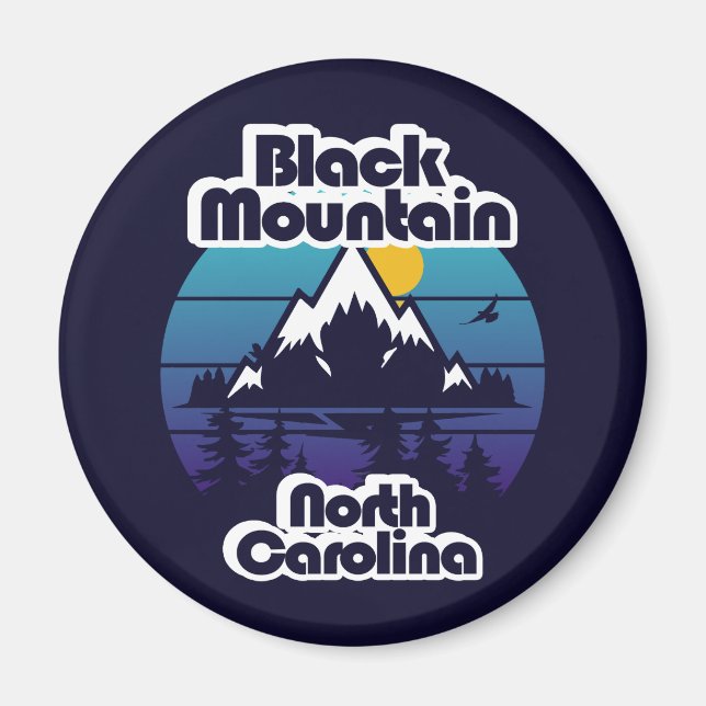 Black Mountain, North Carolina Magnet (Framsidan)
