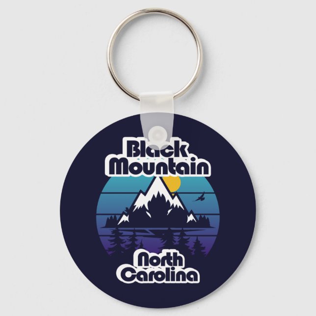 Black Mountain, North Carolina Nyckelring (Framsida)