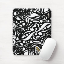 Black Mouse Pad från Poet Adiela Akoo