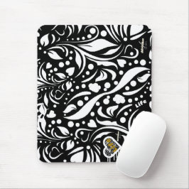 Black Mouse Pad från Poet Adiela Akoo Musmatta