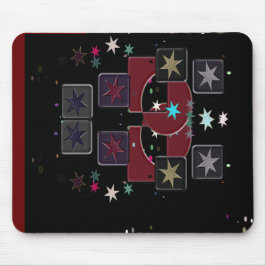 Black Mousepad Stars Musmatta