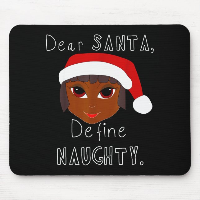 Black Mrs Claus Santa Define Naughty Black Family  Musmatta (Framsidan)