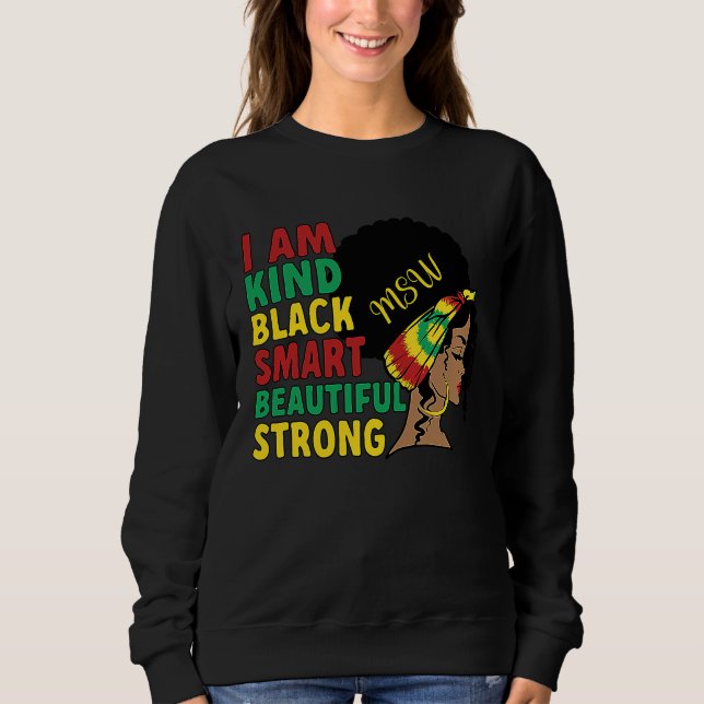 Black MSW African American Master Of Social Work M T Shirt (Framsida)