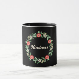 Black Mugg med Rosa Pomegranate Wandepeace Print