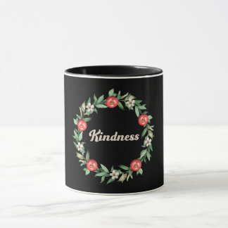 Black Mugg med Rosa Pomegranate Wandepeace Print