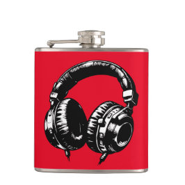 Black Music Headphone DJ Fickplunta