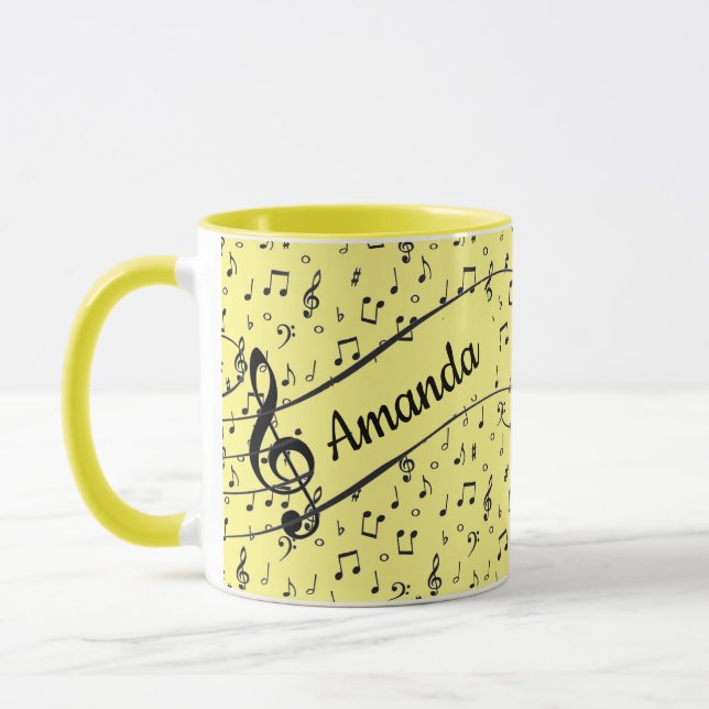 Black Musical personlig Coffee Mugg (Vänster)