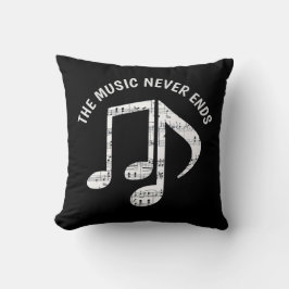 Black Musik noter Kudde