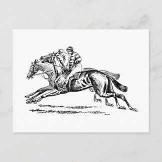 BLACK n WHITE DERBY INVITATION Vykort