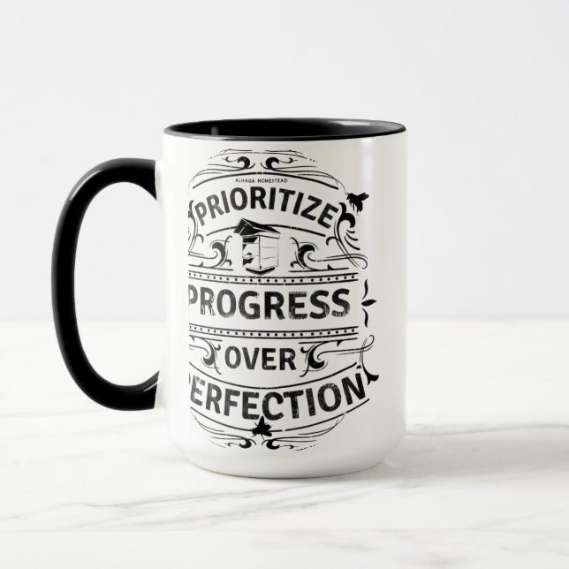 Black n white mugg (Vänster)