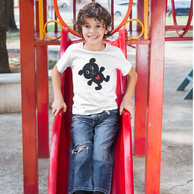 Black Nalle Kärlek T Shirt (Skapare uppladdad)