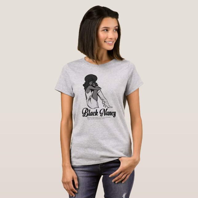 BLACK NANCY TEE (Hel framsida)