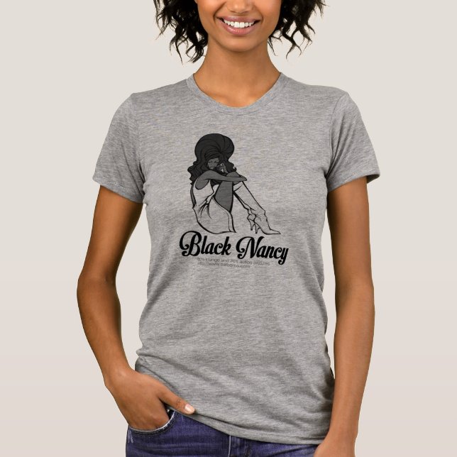 BLACK NANCY TEE SHIRT (Framsida)