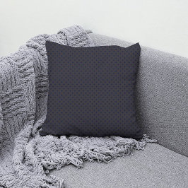 Black Navy Diamond Polka dots Chic Elegant Mönster Kudde