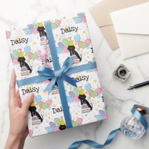 Black Neapolitan Mastiff Hund Birthday Presentpapper