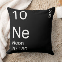 Black Neon Dekorativ kudde